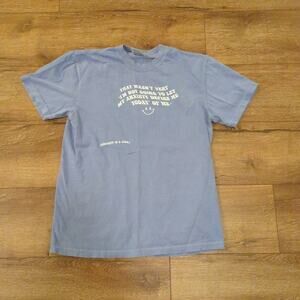 Anxiety is a Liar Adult Medium Shirt Stress Free Happy Smile Pastel Swiftie